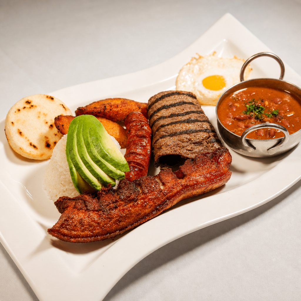 Colombian Paisa Platter / Bandeja Paisa.